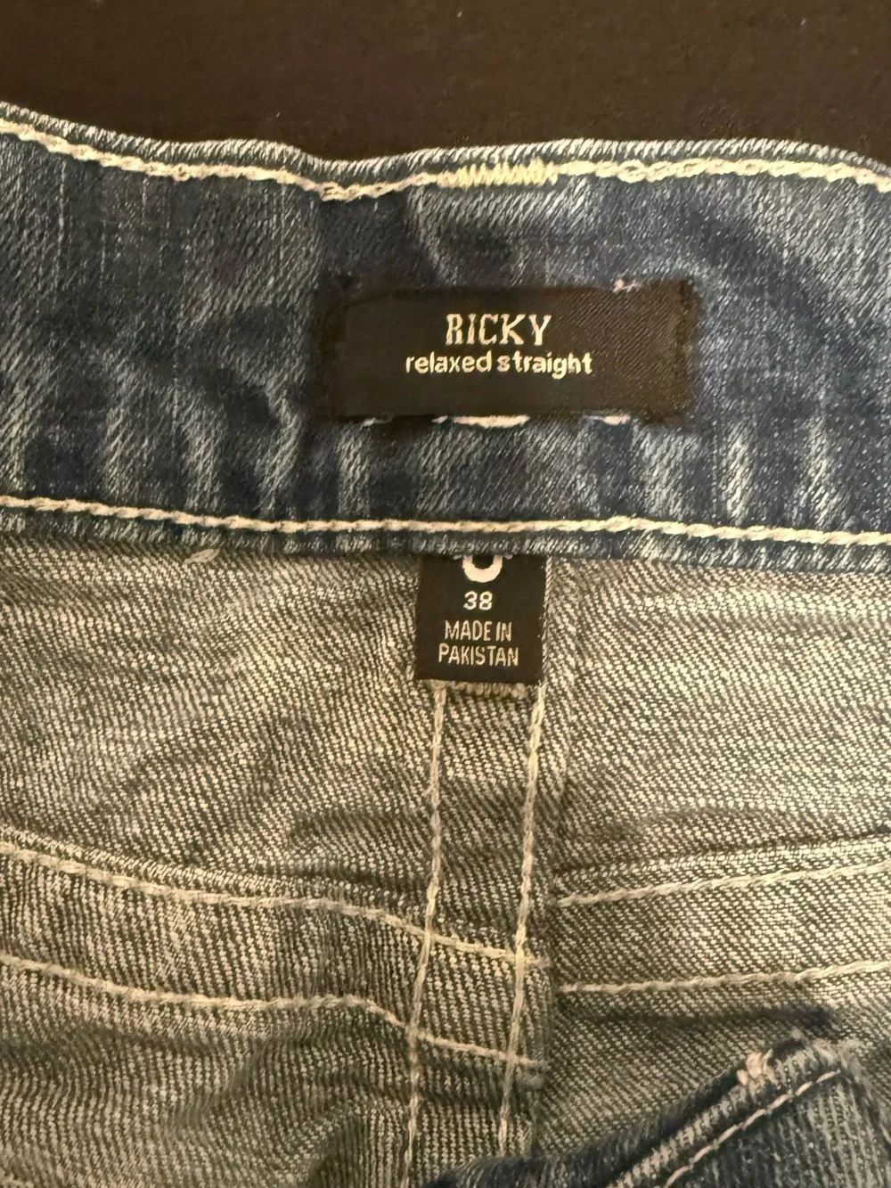 True Religion Men's Light Blue Denim Jeans